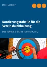 Cover von Kontierungstabelle für die Vereinsbuchhaltung