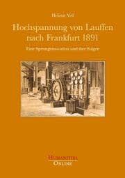 Cover von Hochspannung von Lauffen nach Frankfurt 1891