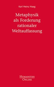 Cover von Metaphysik als Forderung rationaler Weltauffassung