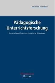 Cover von Pädagogische Unterrichtsforschung