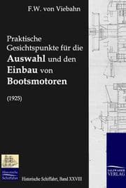 Cover von Praktische Gesichtspunkte für die Auswahl und den Einbau von Bootsmotoren