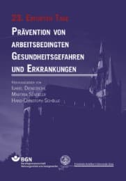 Cover von Prävention von arbeitsbedingten Gesundheitsgefahren und Erkrankungen 23