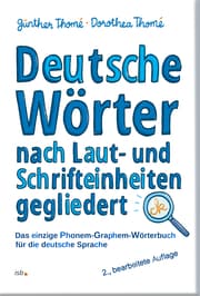 Cover von Deutsche Wörter nach Laut- und Schrifteinheiten gegliedert