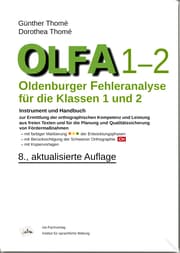 Cover von OLFA 1-2: Oldenburger Fehleranalyse für die Klassen 1 und 2.
