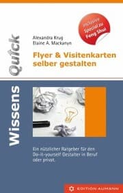 Cover von WissensQuick. Flyer & Visitenkarten selber gestalten