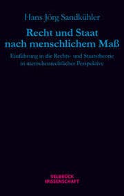 Cover von Recht und Staat nach menschlichem Maß