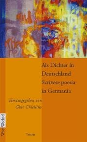 Cover von Als Dichter in Deutschland / Scrivere poesia in Germania