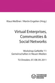 Cover von Virtuelle Organisation und Neue Medien 2011