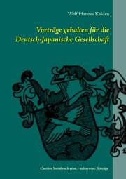 Cover von Vorträge gehalten für die Deutsch-Japanische Gesellschaft Wetter