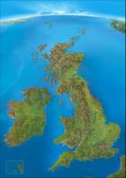 Cover von Panoramakarte Britische Inseln