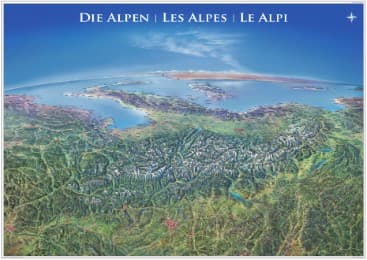 Cover von Panorama Alpen Poster