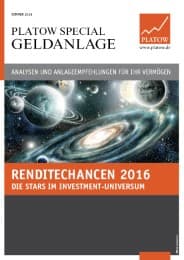 Cover von PLATOW Special Geldanlage