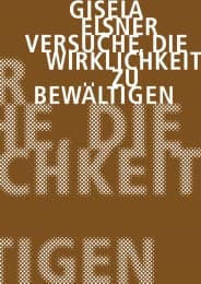 Cover von Versuche, die Wirklichkeit zu bewältigen