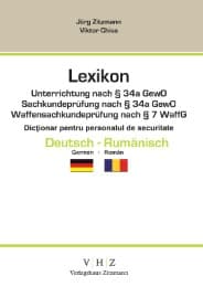 Cover von Lexikon Unterrichtung nach § 34a GewO Sachkundeprüfung nach § 34a GewO Waffensachkundeprüfung nach § 7 WaffG