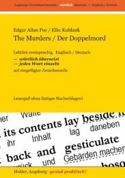 Cover von The Murders / Der Doppelmord -- Lektüre zweisprachig, Englisch / Deutsch,
