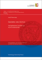 Cover von Gestalten des Archivs