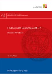 Cover von Findbuch des Bestandes Abt. 77