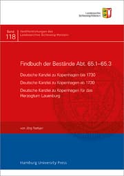 Cover von Findbuch des Bestandes Abt. 65.1-65.3