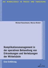 Cover von Komplikationsmanagement in der operativen Behandlung von Erkrankungen und Verletzungen der Wirbelsäule