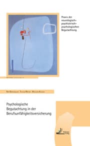 Cover von Psychologische Begutachtung in der Berufsunfähigkeitsversicherung