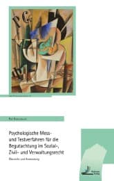Cover von Psychologische Mess- und Testverfahren für die Begutachtung im Sozial-, Zivil- und Verwaltungsrecht