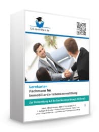 Cover von Lernkarten Fachmann für Immobilardarlehensvermittlung (34i GewO)