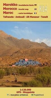 Cover von K14: Tafraoute - Amtoudi - Aït Mansour - Tanalt 1:120.000 + GPS-Waypoints