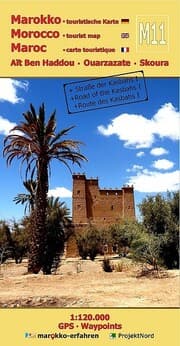 Cover von M11: Aït Ben Haddou - Ouarzazate - Skoura - Straße der Kasbahs I - 1:120.000 + GPS-Waypoints