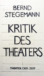 Cover von Kritik des Theaters