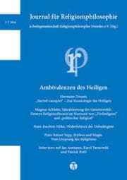 Cover von Journal für Religionsphilosophie 3/2014