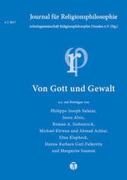 Cover von Journal für Religionsphilosophie 6/2017