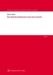 Cover von Das Rechtsmittelrecht nach dem FamFG