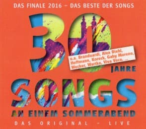Cover von 30 Jahre Songs an einem Sommerabend