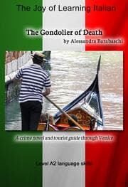 Cover von The Gondolier of Death - Language Course Italian Level A2