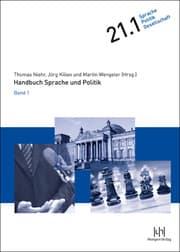 Cover von Handbuch Sprache und Politik 1