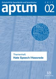 Cover von Aptum. Heft 02/2017