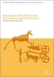 Cover von Proceedings of the 30th Annual UCLA Indo-European Conference