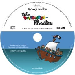 Cover von 25 Übungs-CDs 'Die Buchstabenpiraten'