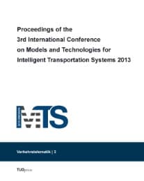 Cover von Proceedings of the 3rd International Conference on Models and Technologies for Intelligent Transportation Systems 2013