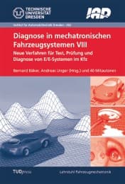 Cover von Diagnose in mechatronischen Fahrzeugsystemen VIII