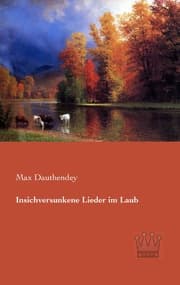 Cover von Insichversunkene Lieder im Laub