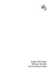 Cover von Rehauer Sonette und Kunsthaus-Texte