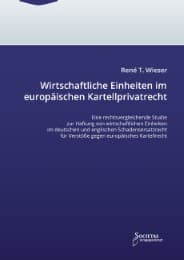 Cover von Wirtschaftliche Einheiten im europäischen Kartellprivatrecht