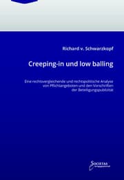 Cover von Creeping-in und low balling