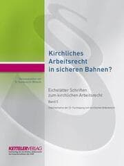Cover von Eichstätter Schriften zum kirchlichen Arbeitsrecht 2019