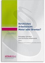 Cover von Eichstätter Schriften zum kirchlichen Arbeitsrecht 2020