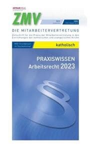 Cover von ZMV Praxiswissen Arbeitsrecht 2023 katholisch