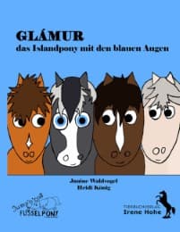 Cover von Glámur, das Islandpony mit den blauen Augen