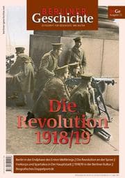 Cover von Berliner Geschichte - Zeitschrift für Geschichte und Kultur