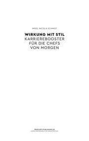 Cover von Wirkung mit Stil